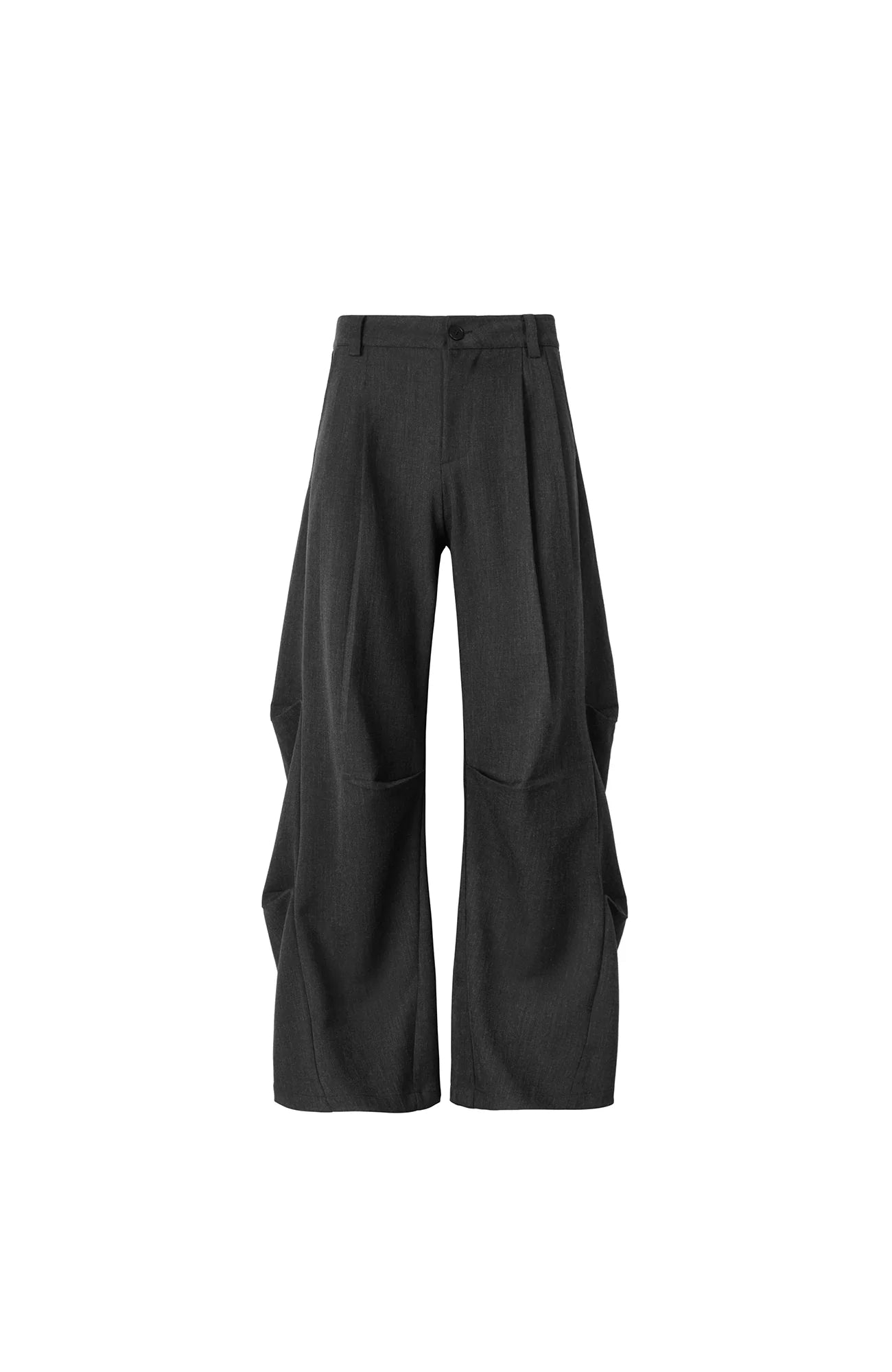 OKAYTHXBYE Geometric Multi-Pleated Trousers