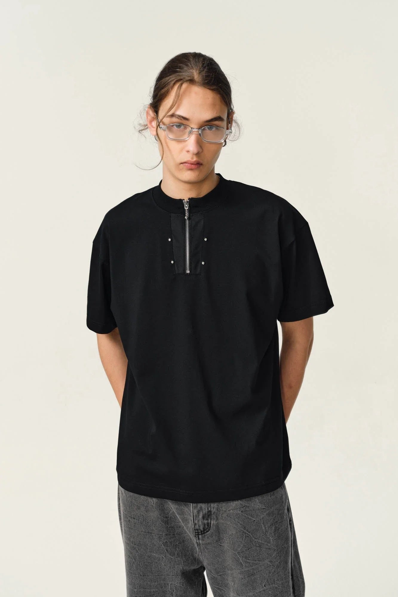 OVDY Half-Zip Rivet Sorona T-Shirt