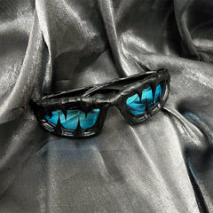Pi0neeR Venom Melt Dripped Resin Sunglasses
