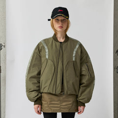 ORGANIC EMOTION Waterproof MA-1 Down Bomber Jacket