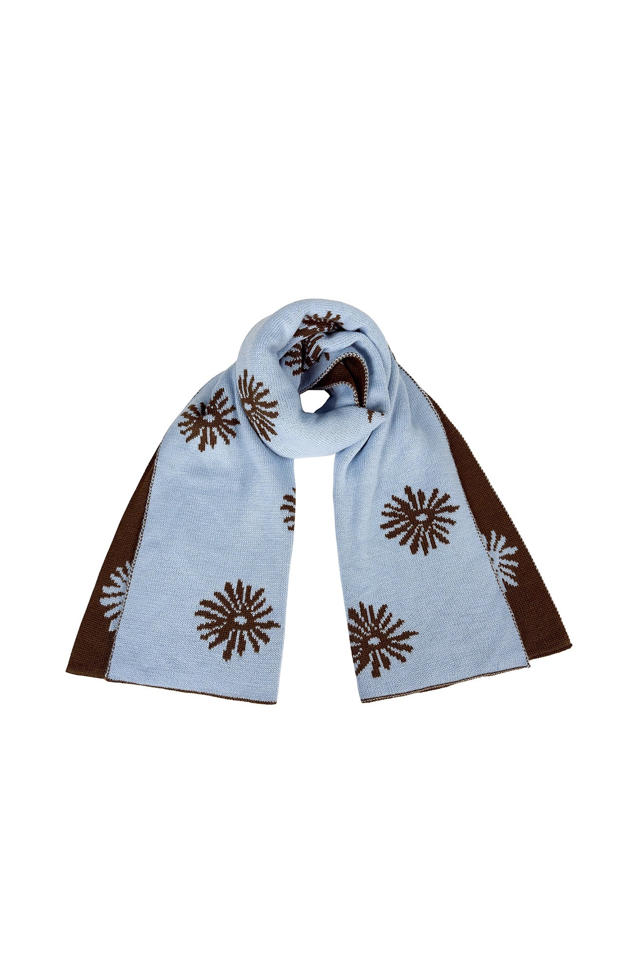 MIICHOUS Snowflake Jacquard Reversible Wool-Blend Scarf