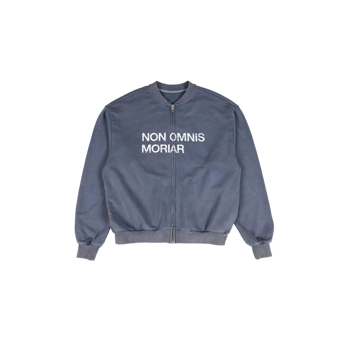 UNDERWATER Retro Washed Graphic Zip-Up Sweatshirt