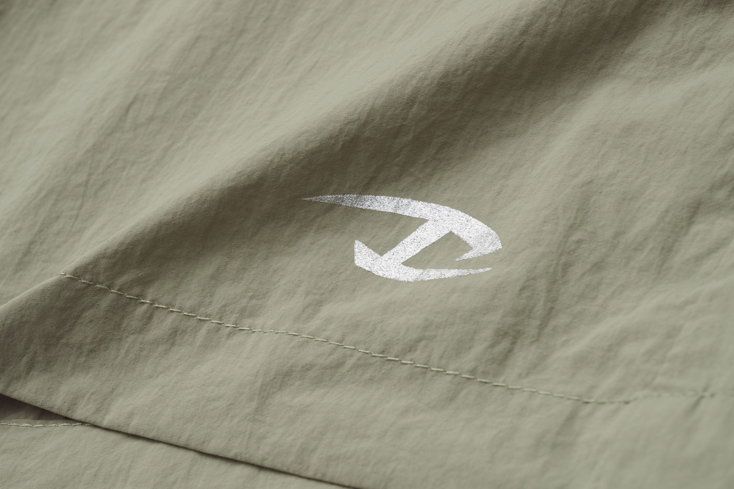 CATSSTAC Utility Crinkled Zip-Pocket Shorts