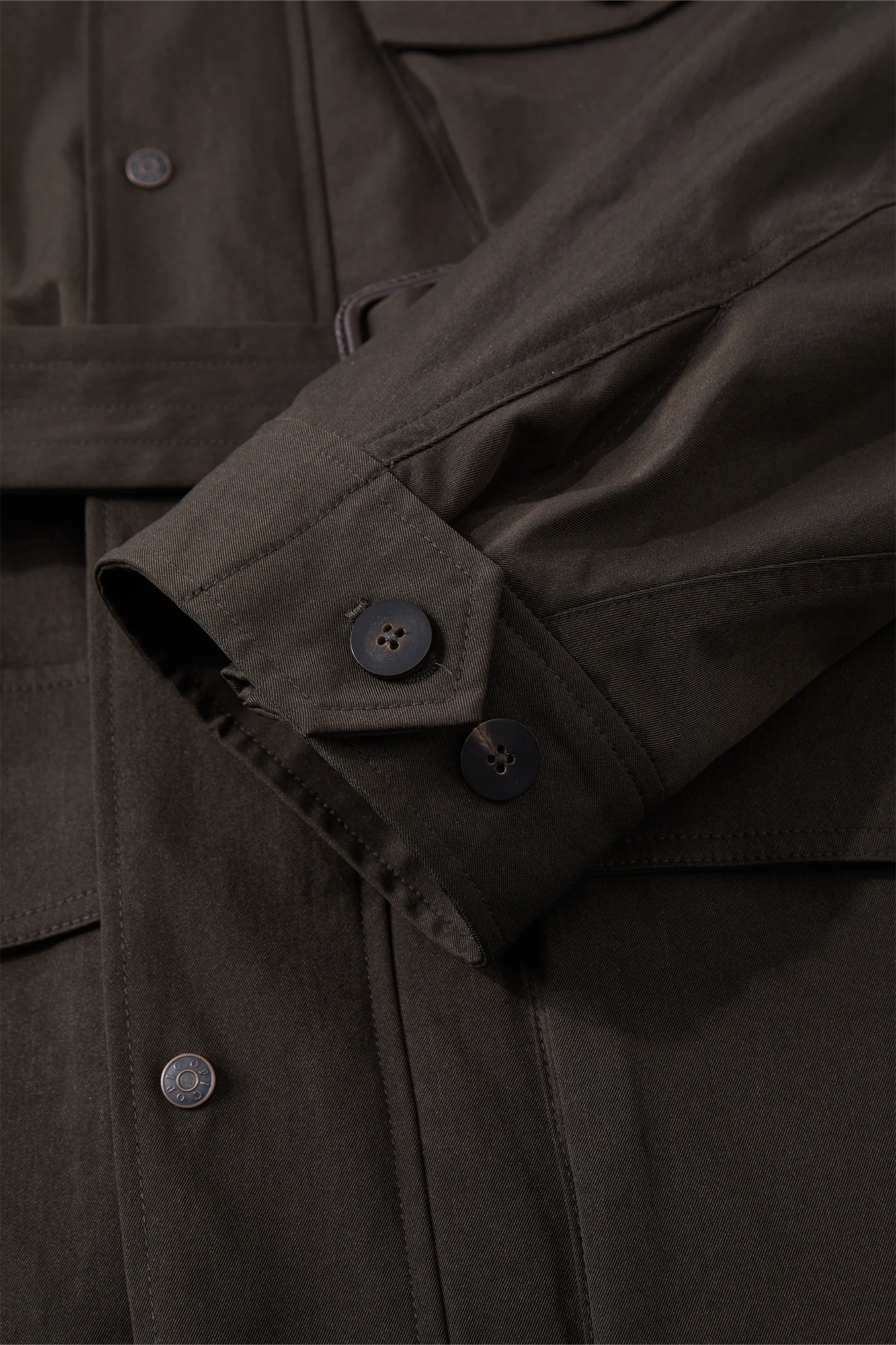 OPICLOTH Multi-Pockets Cinchable Utility Jacket