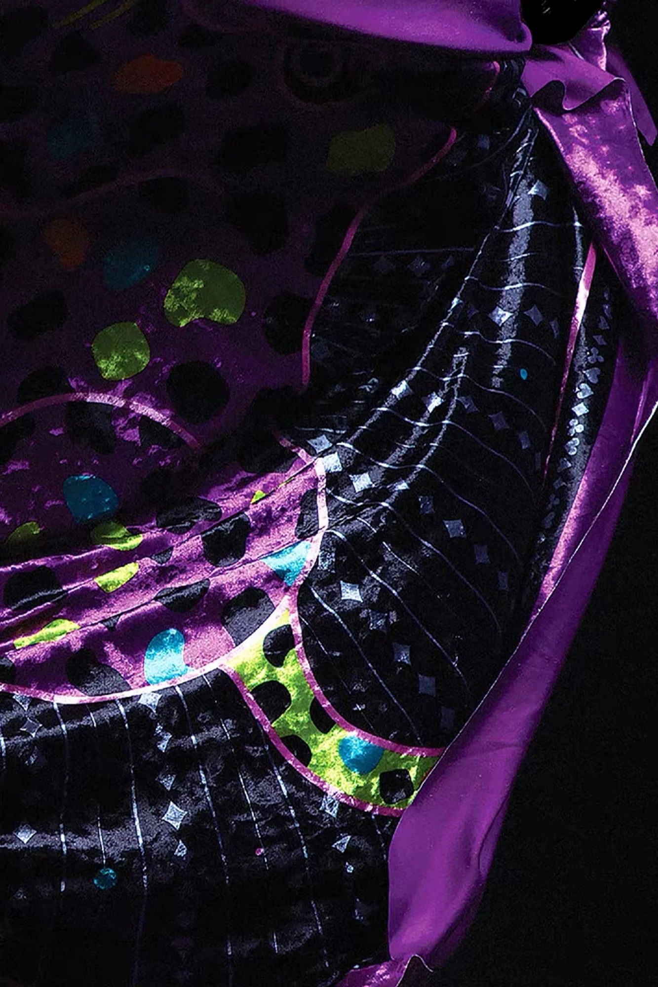 MASH UP ASIA Neon Leopard Starburst Decorative Art Print