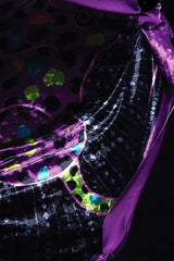 MASH UP ASIA Neon Leopard Starburst Decorative Art Print
