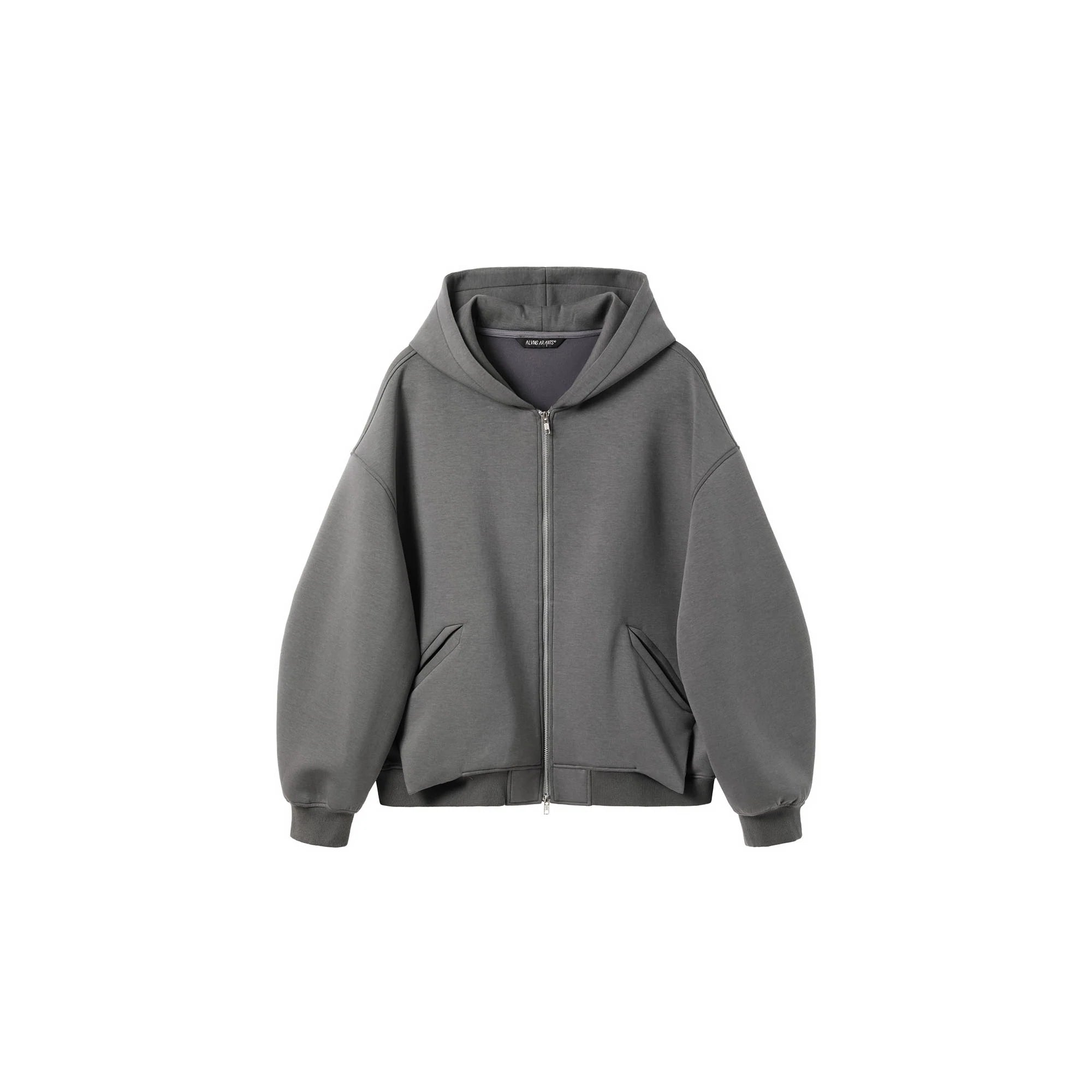 ALVNG AR ANTS Structured Curved Sleeve Pointed Hood Jacket