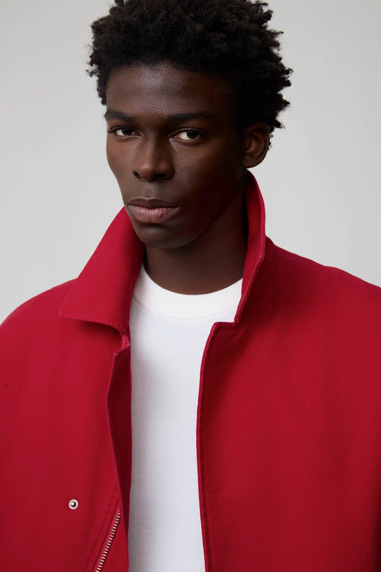 OPICLOTH Washed Quilted Cotton Collar Jacket
