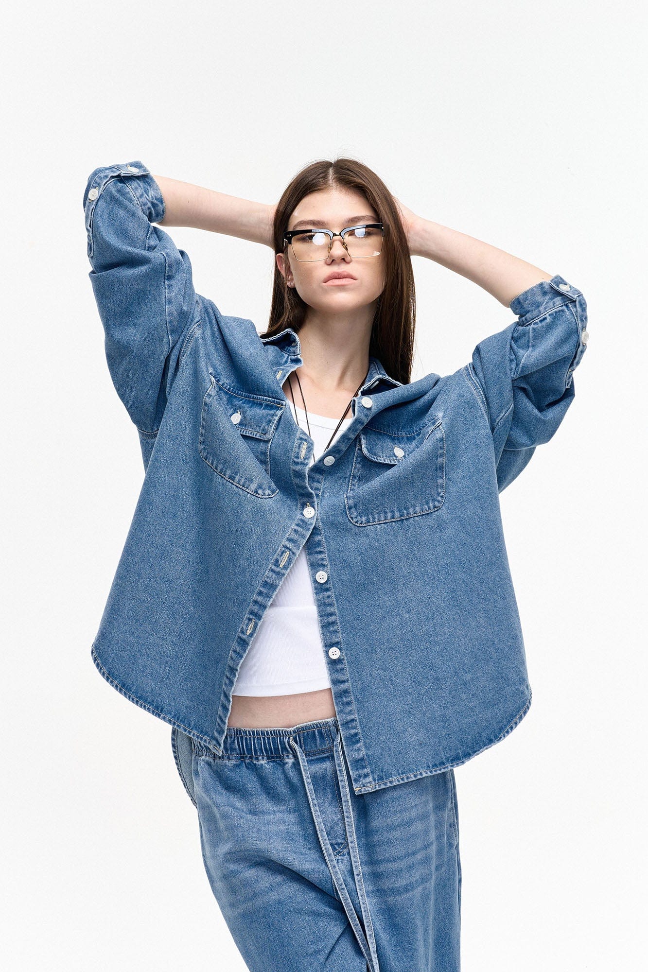 LEONSENSE Classical Tencel Denim Shirts