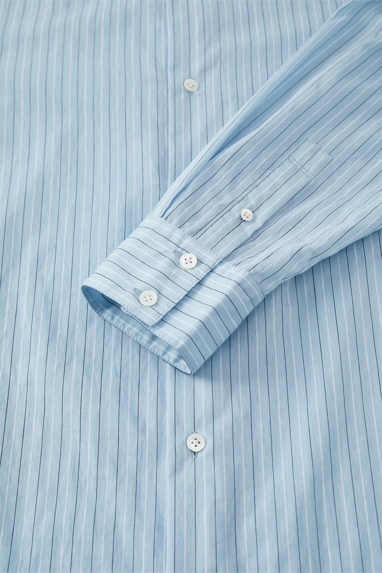 OPICLOTH Classic Striped Long Shirt