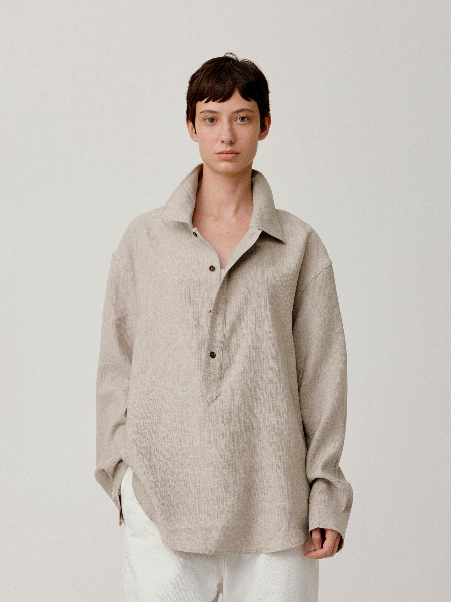 OPICLOTH Essential Crinkled Pullover