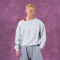 CLP No.96 Patch Studded Sweatshirt