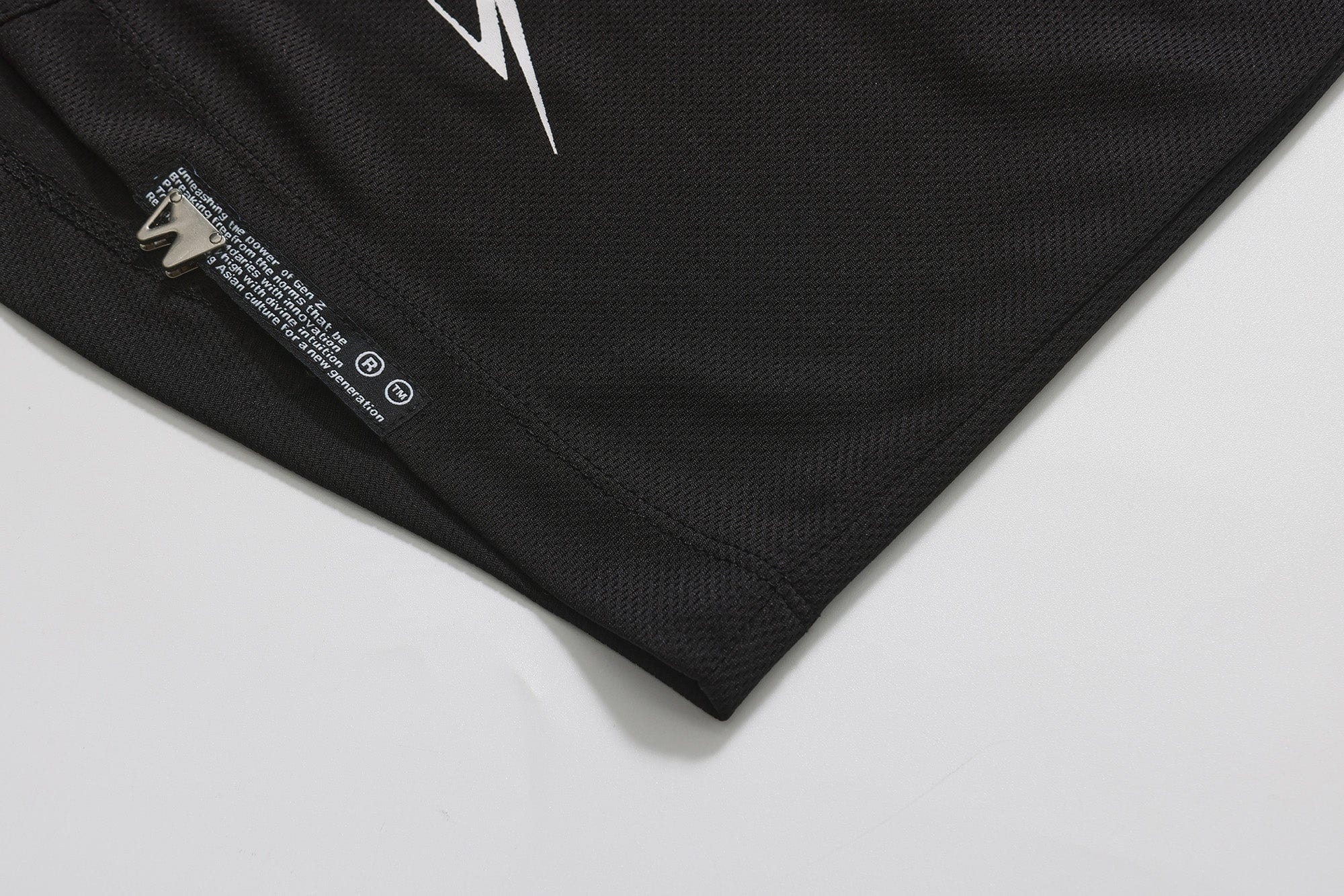 FVVO Retro Contrast Spliced Racing T-Shirt