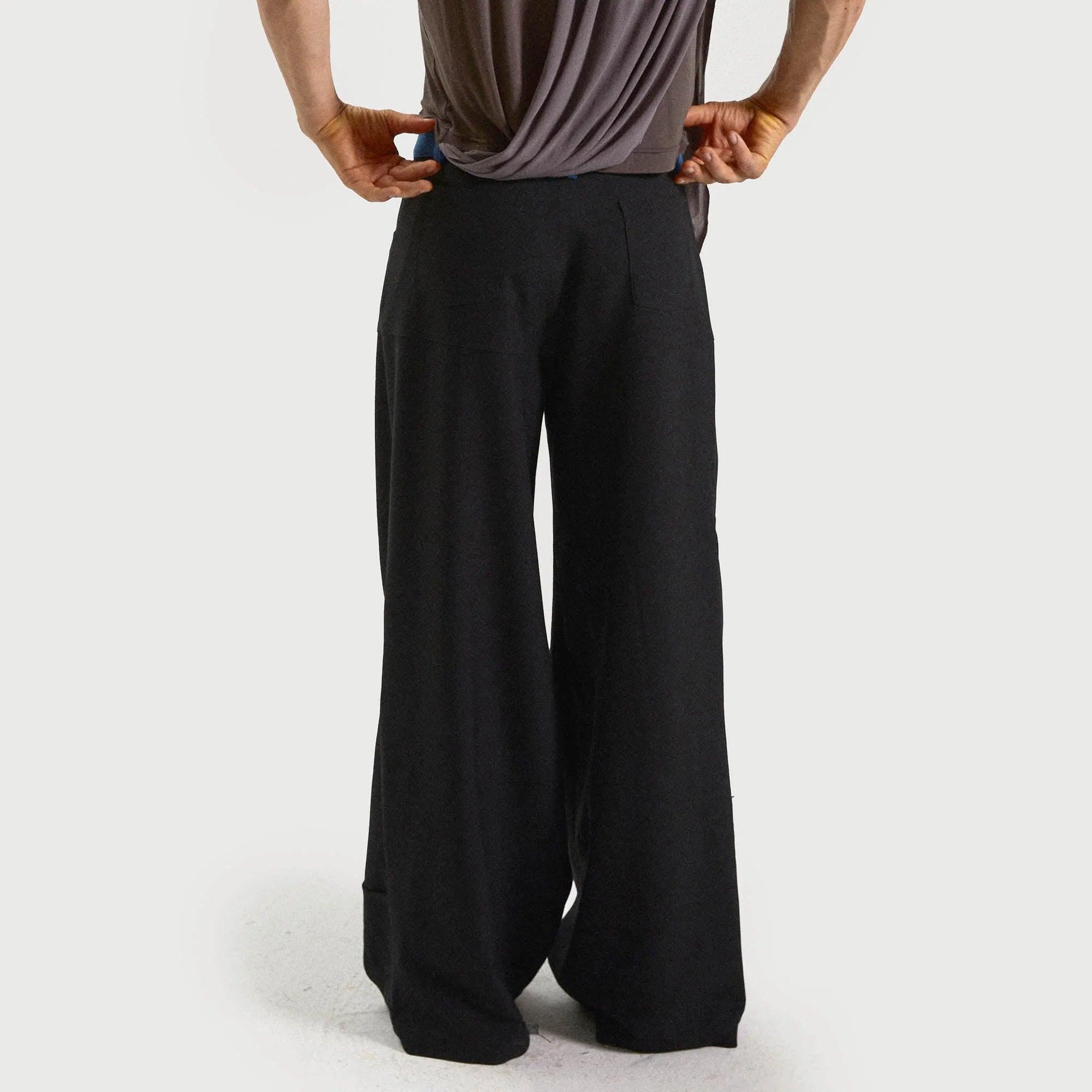 KADAKADA Spliced Oversized Suit Pants