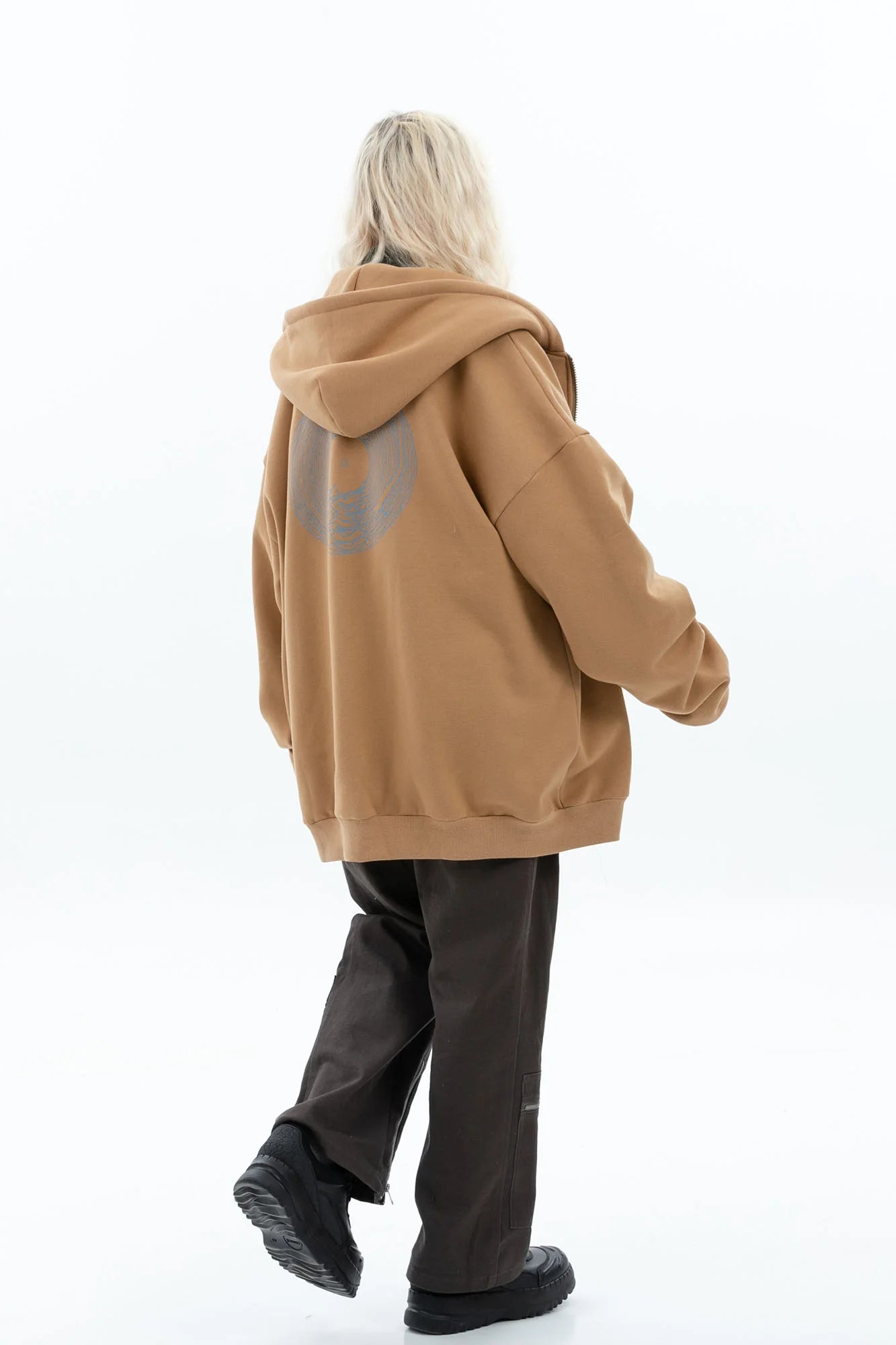 ERROR CODE ROBOT Fleetwood Mac Graphic Oversized Hooded Jacket