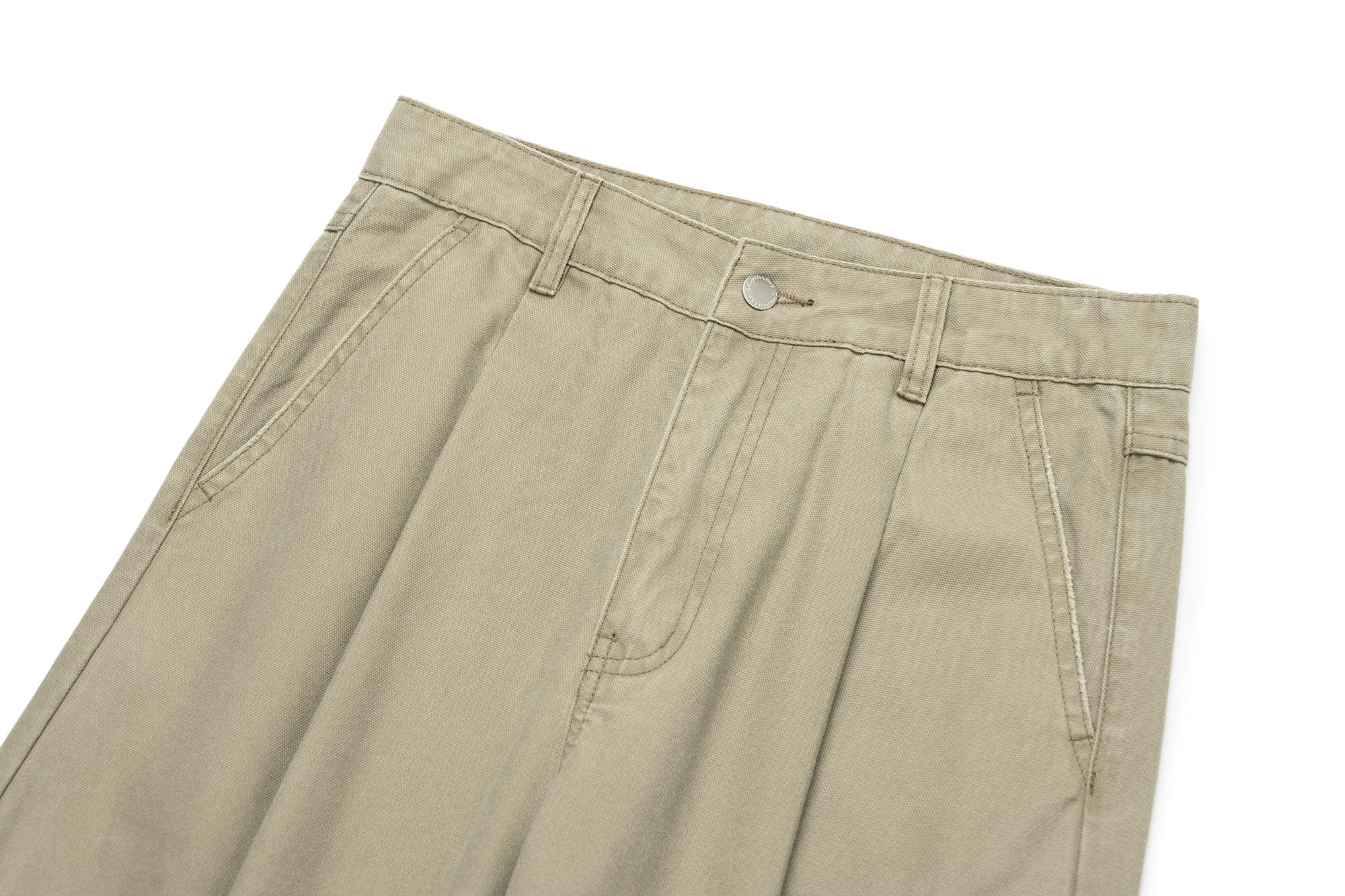 OKAYTHXBYE Pleated Utility Baggy Cargo Pants