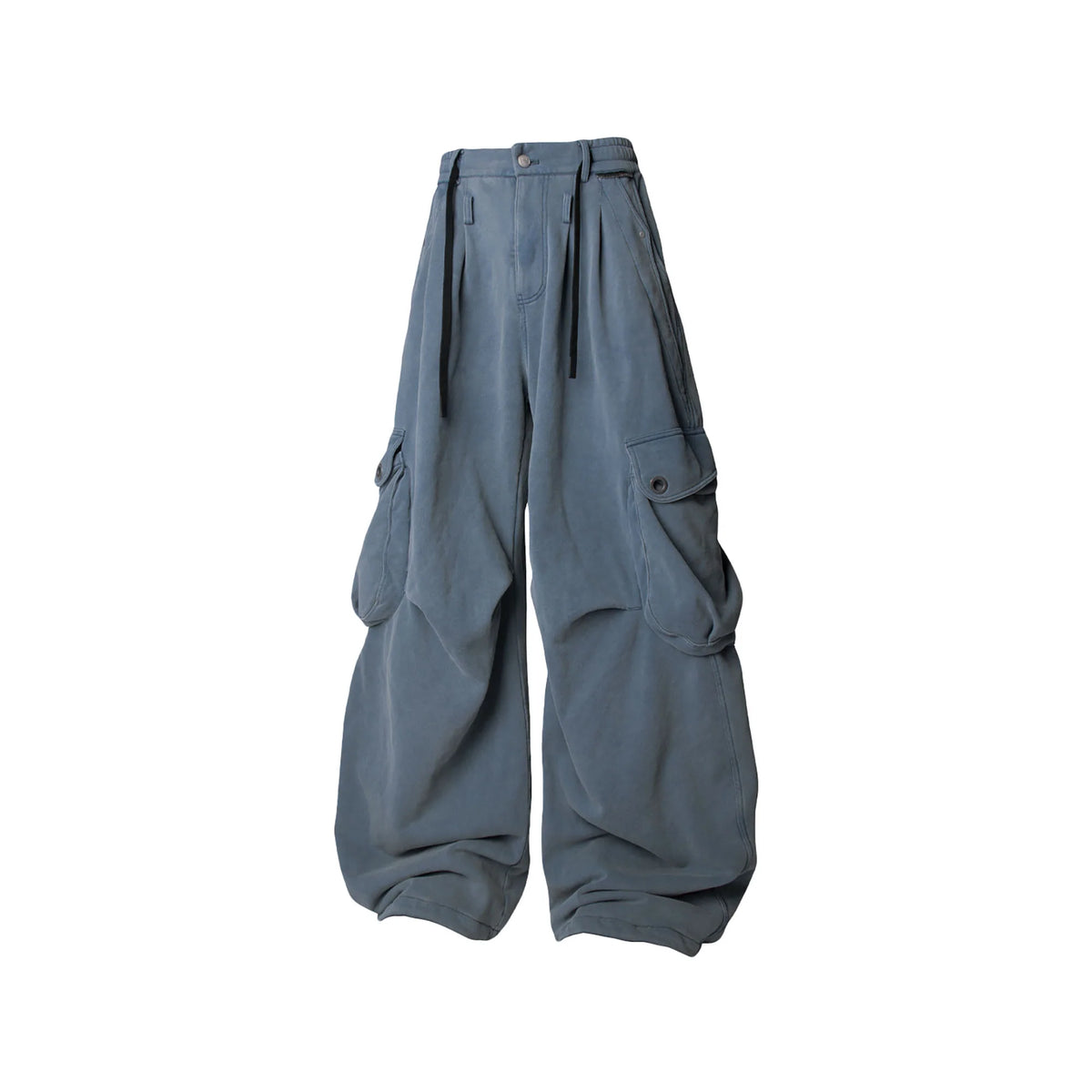 RELABEL Washed Multi-Pocket Utility Sweatpants