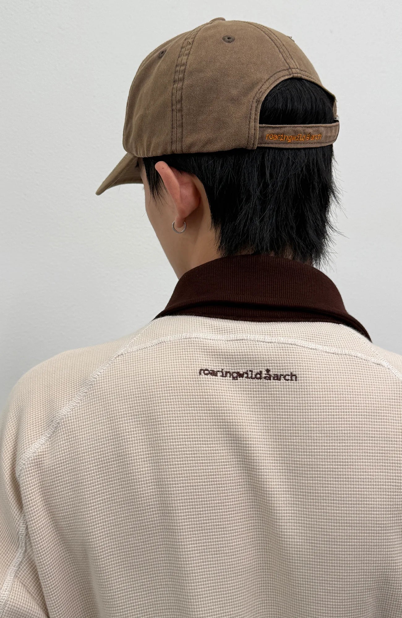ROARINGWILD A ARCH Retro Stripe Raglan Track Jacket