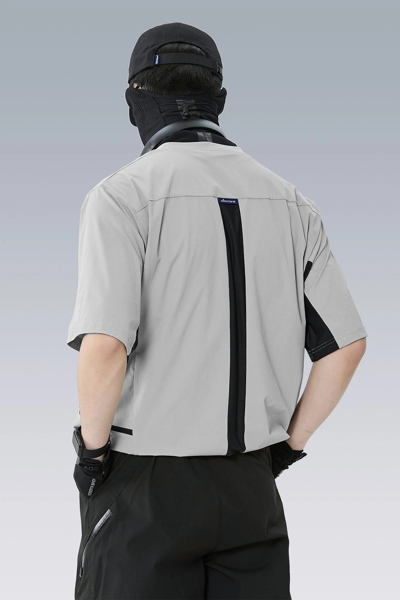 SILENSTORM Tech Panel Drawstring-Hem Quick-Dry T-Shirt