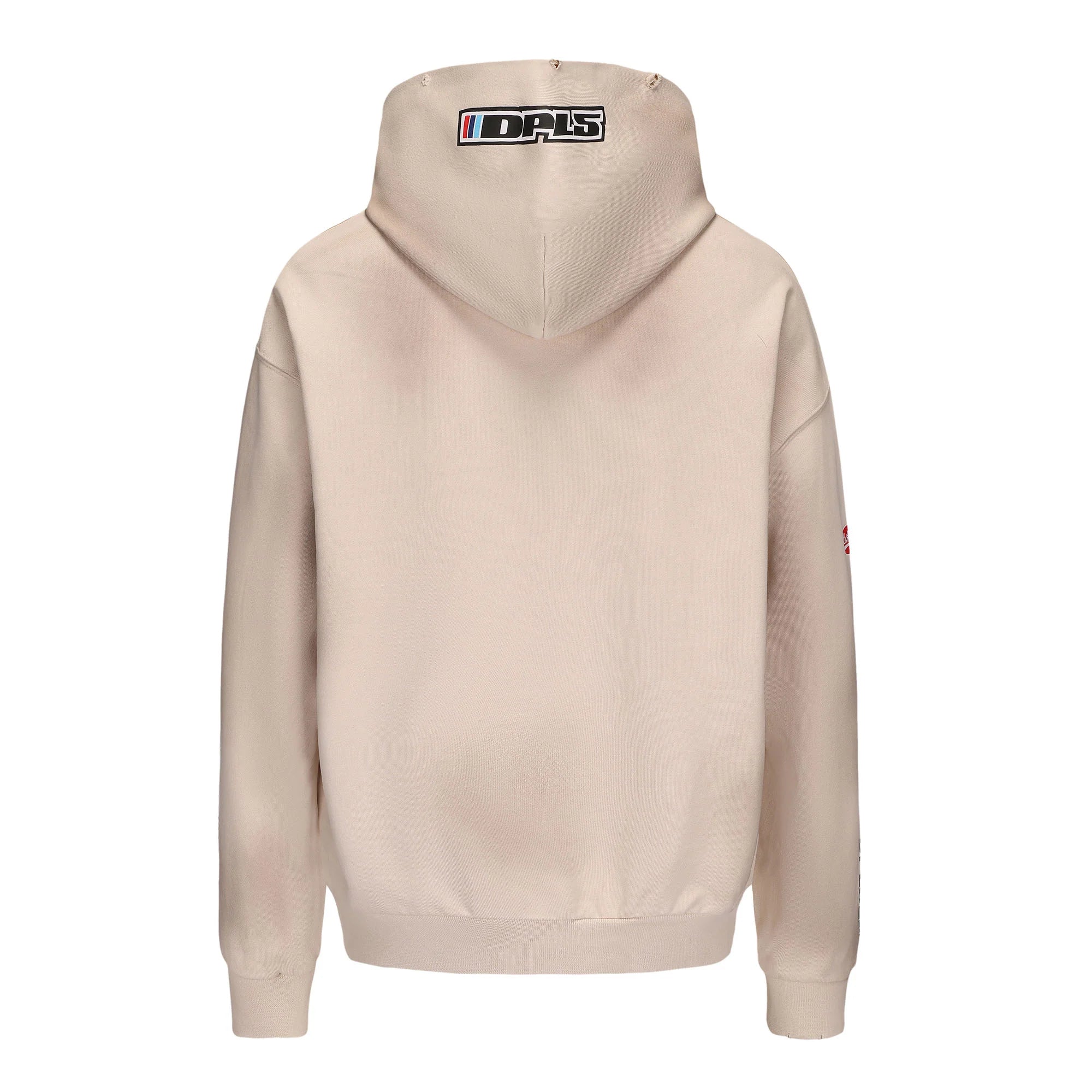 EGOFETCH Distressed Racing Anime Graphic Hoodie
