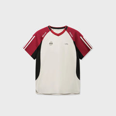 UMAMIISM Contrast Half-Zip Quick-Dry T-Shirt