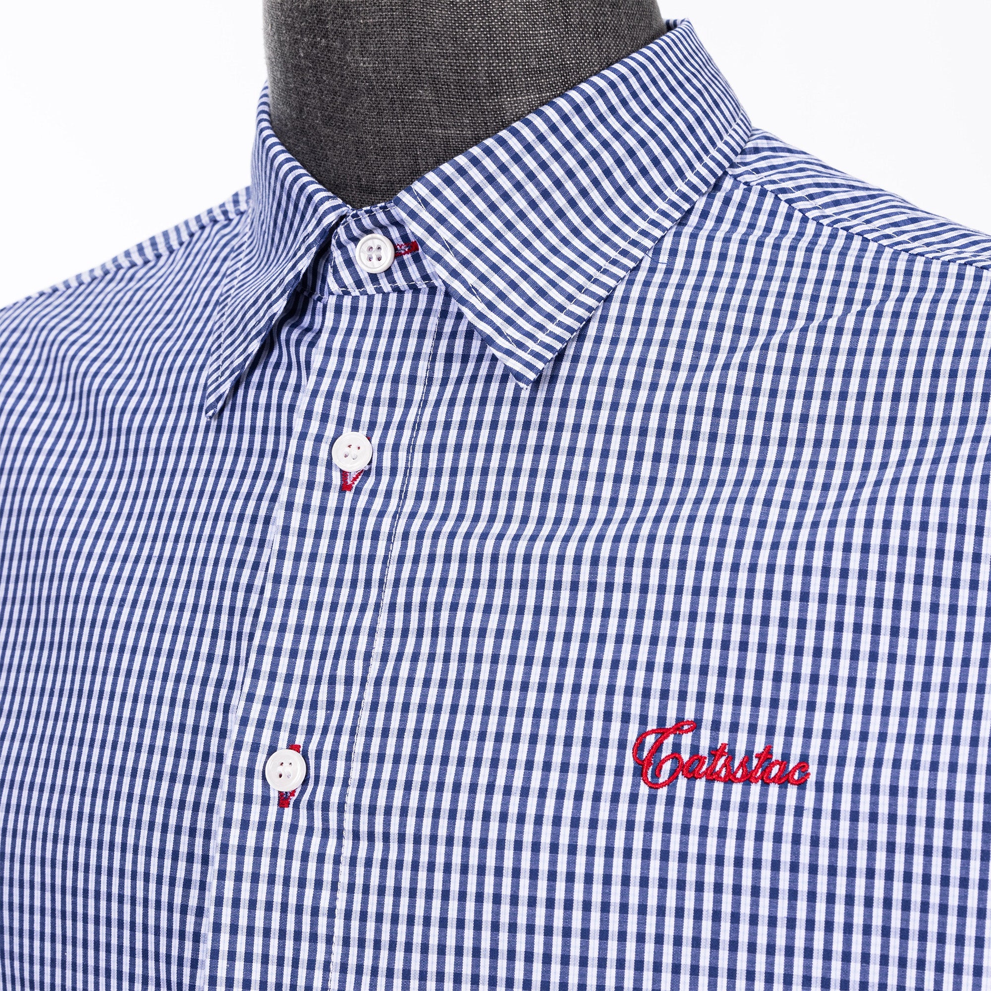 CATSSTAC Essential Gingham Embroidered Shirt