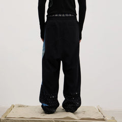 DND4DES Virgin Mary Graphic Rhinestone Sweatpants
