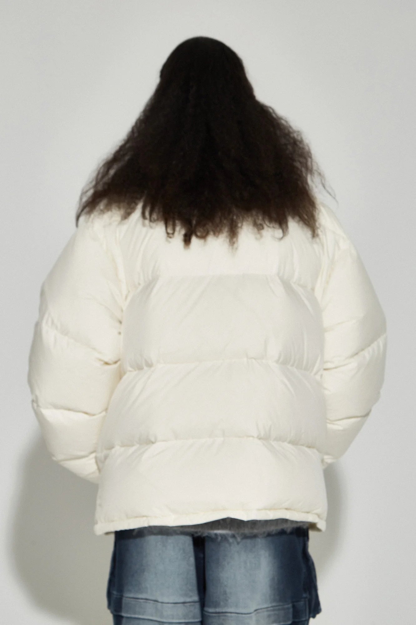 VANN VALRENCE Classic Stand-Collared Duck-Down Oversized Jacket