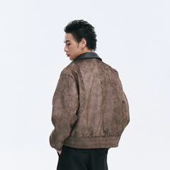 CATSSTAC Velvet Leather-Collar Elastic Jacket