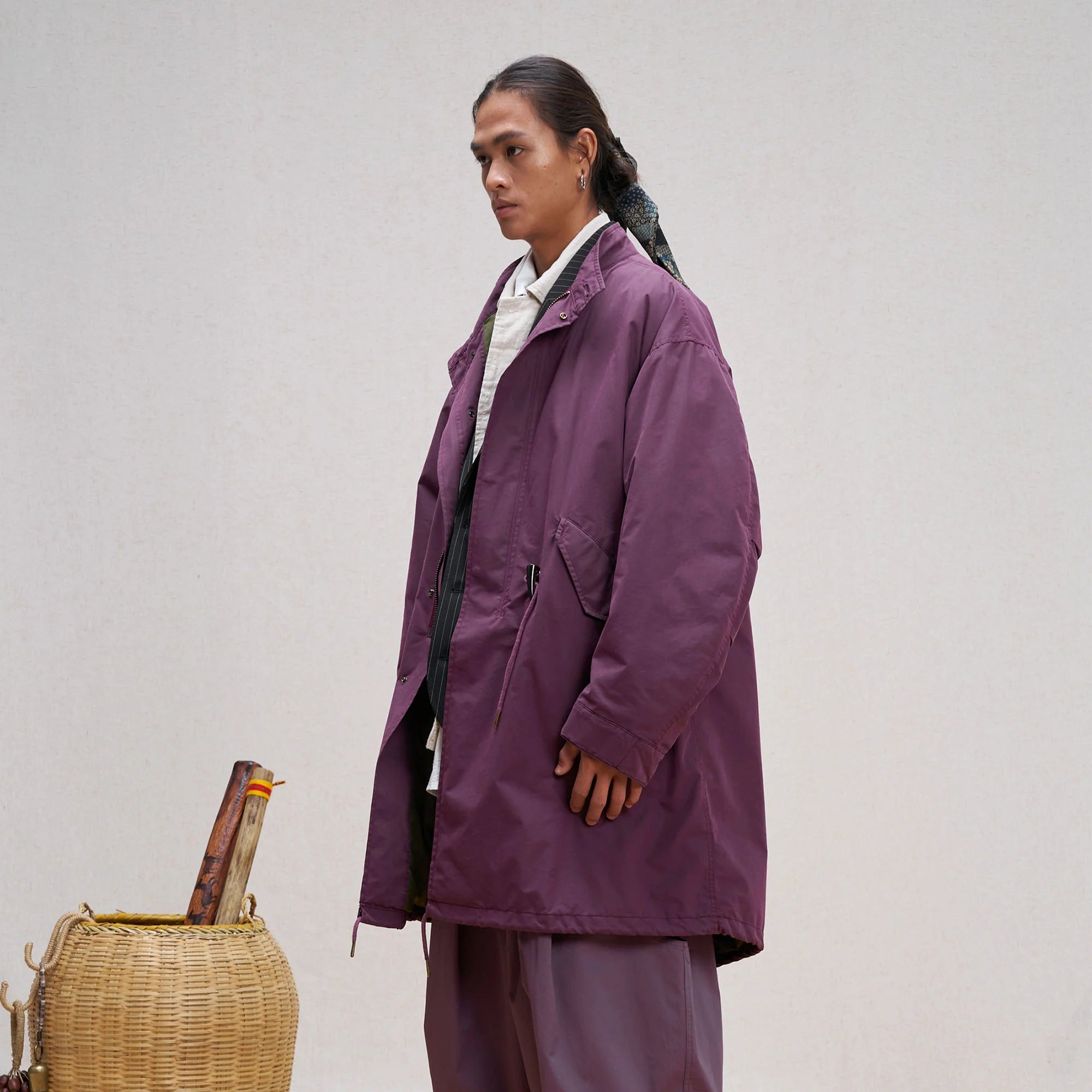 UNLIMITED MOTE Oversized Drawcord Parka