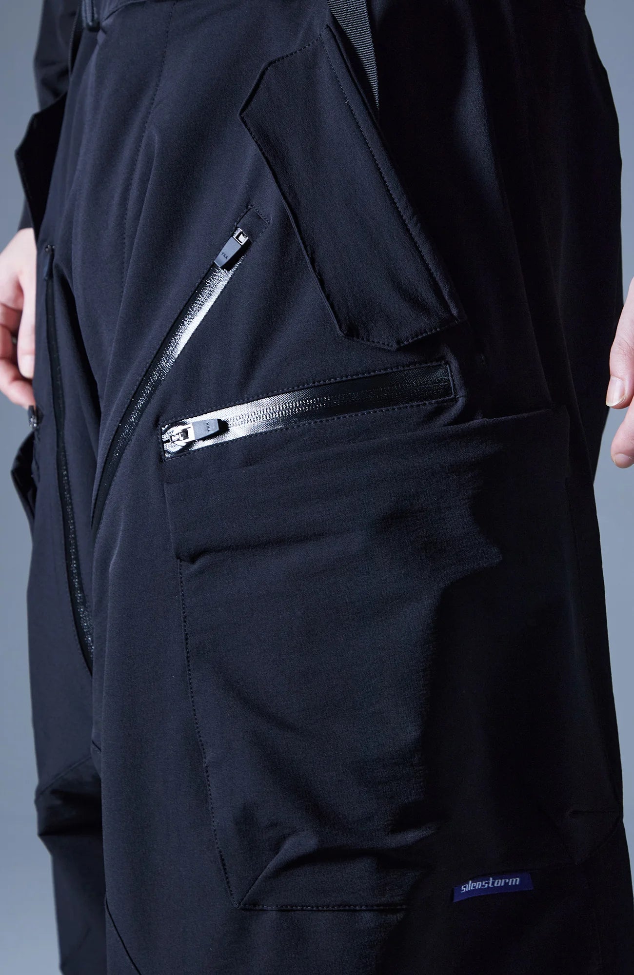 SILENSTORM Techwear Drop-Crotch Trousers