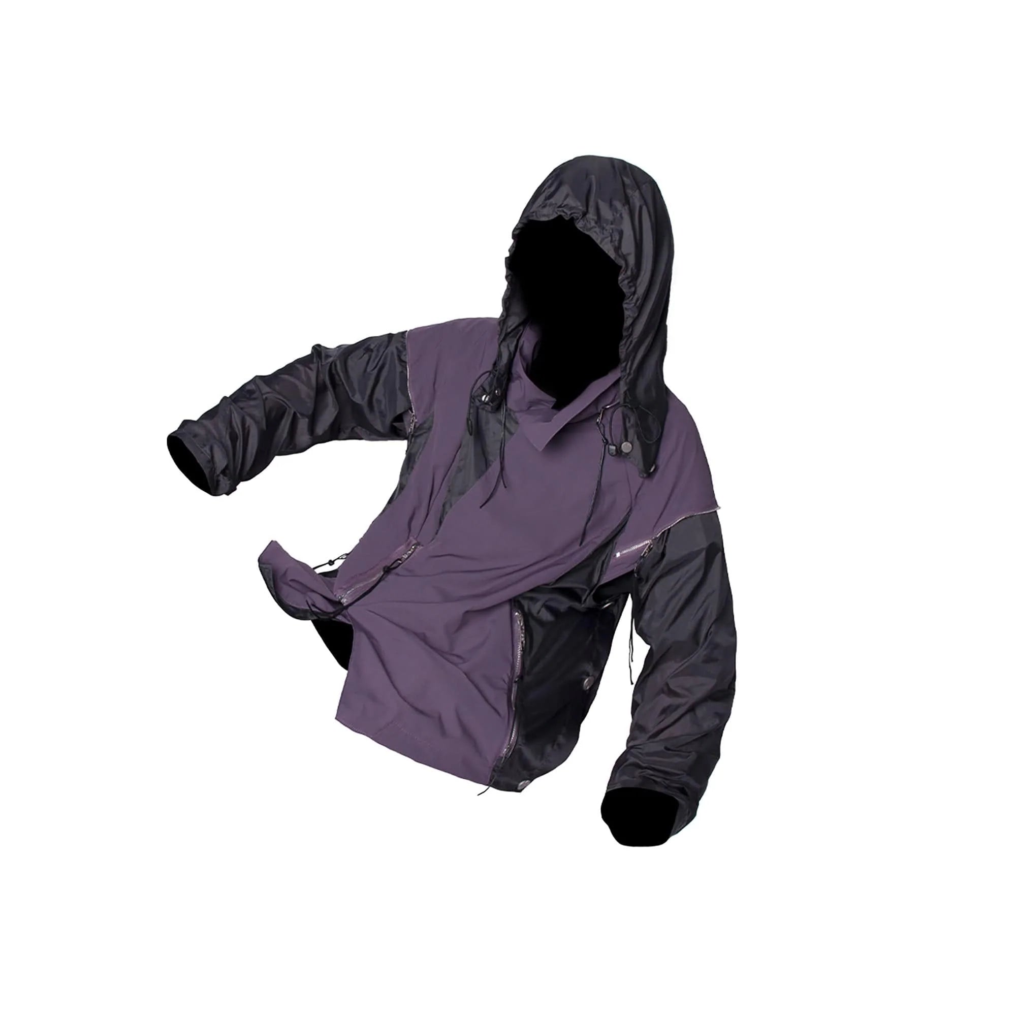 RELABEL Detachable Sleeve Asymmetric UV Protection Jacket
