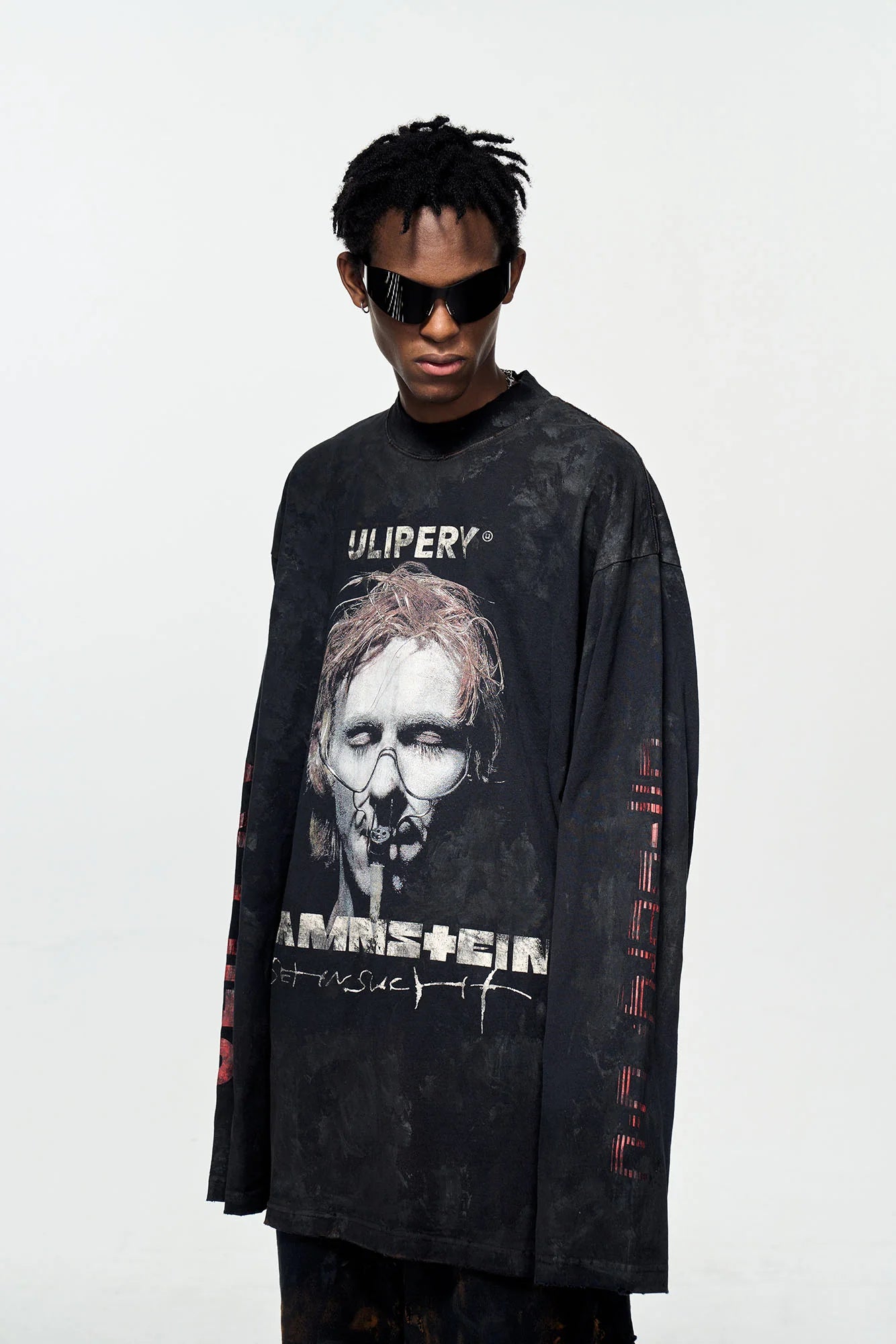 ULIPERY Rammstein Closing Eyes Long Sleeve Tee