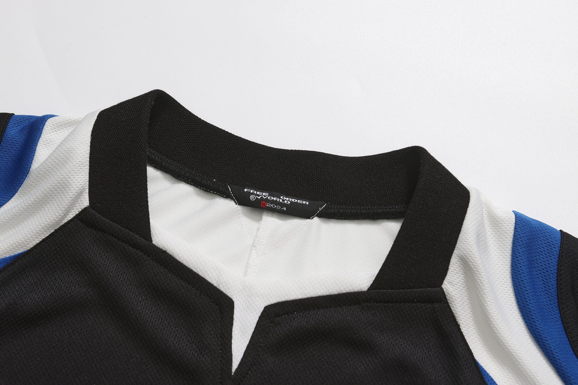 FVVO Retro Contrast Spliced Racing T-Shirt