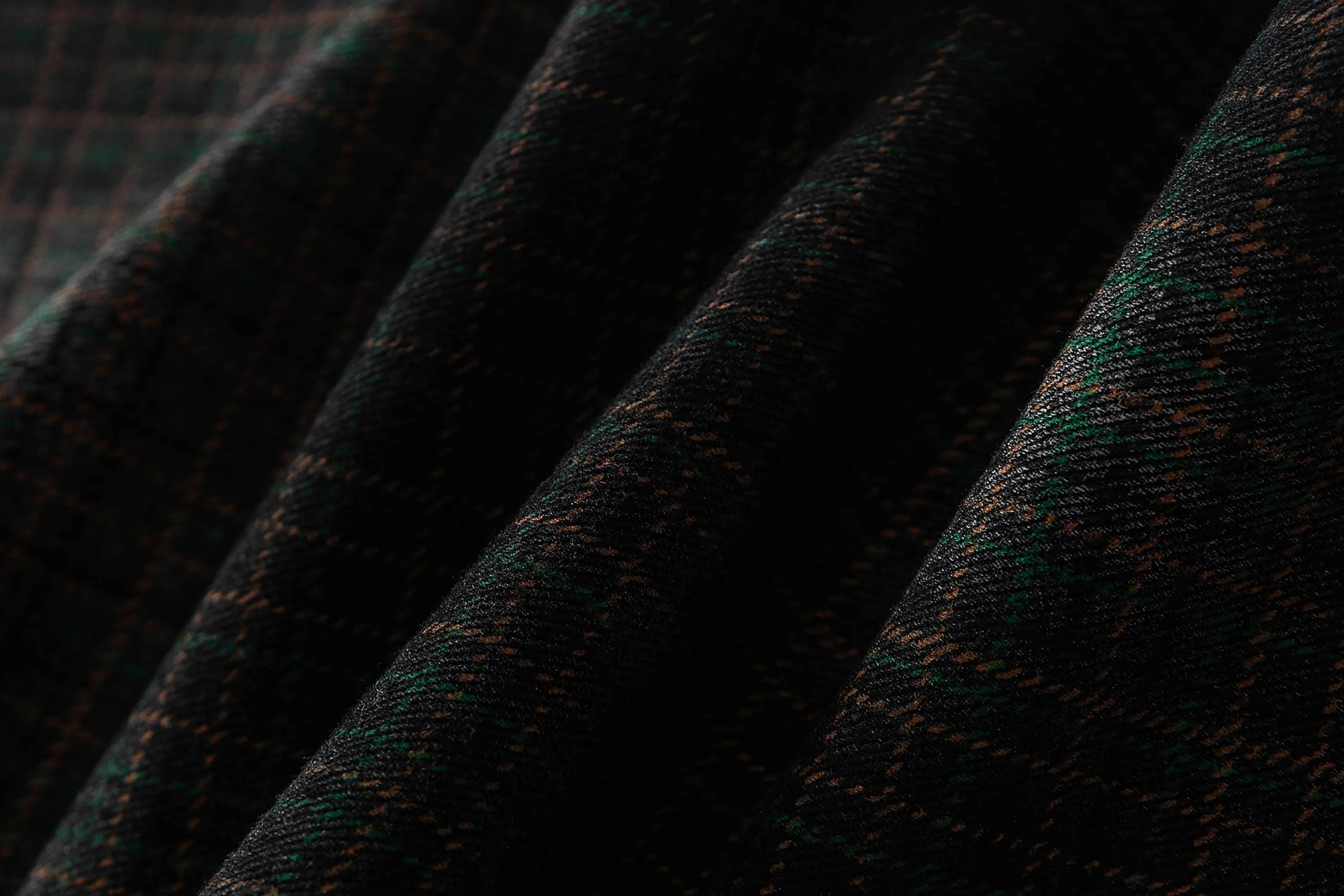 ME DA IGUAL Washed Plaid Tapered Drawstring-Hem Pants