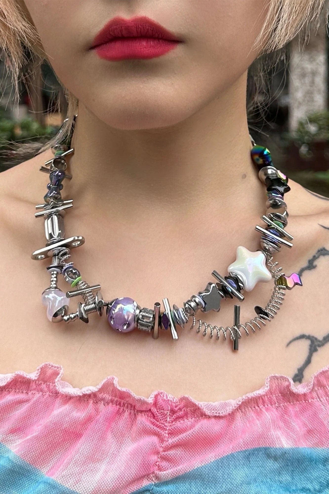 ILLUSORY Time Machine Coil-Link Necklace