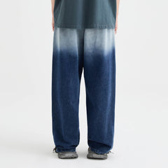 ORGANIC EMOTION Gradient Straight-Leg Drawstring Sweatpants