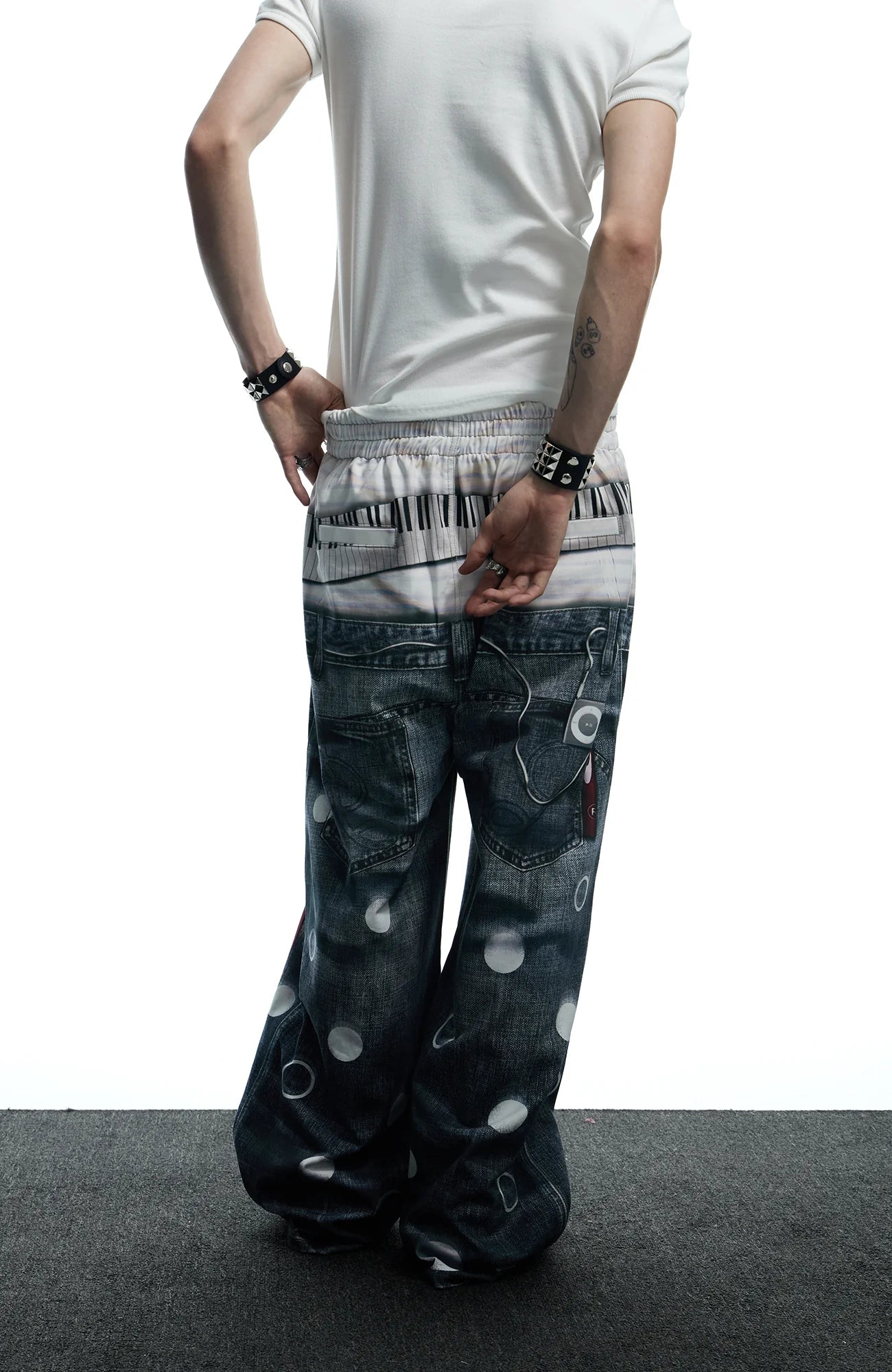 DND4DES Playful Print Baggy Trousers