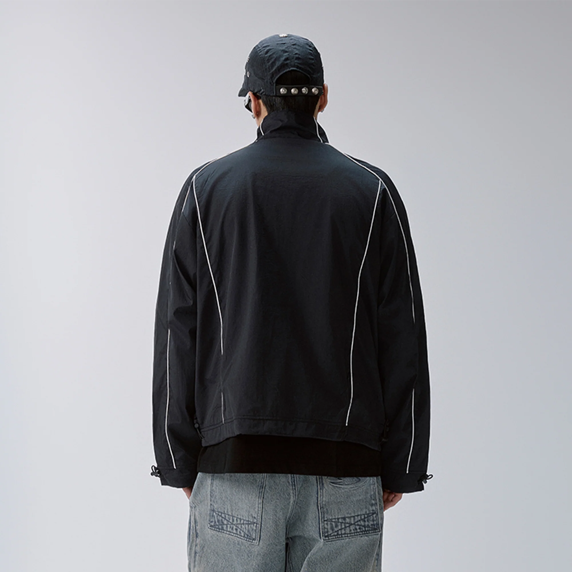 F2CE Contrast Piped Track Jacket