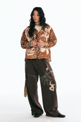1997 POSTOFFICE Starlit Deer Suede Shirt