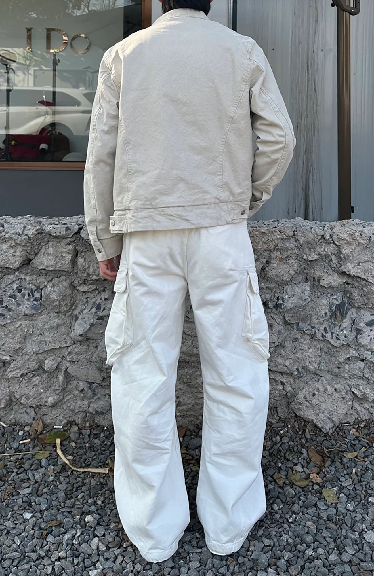 CATSSTAC Utility Raw Denim Cargo Pants