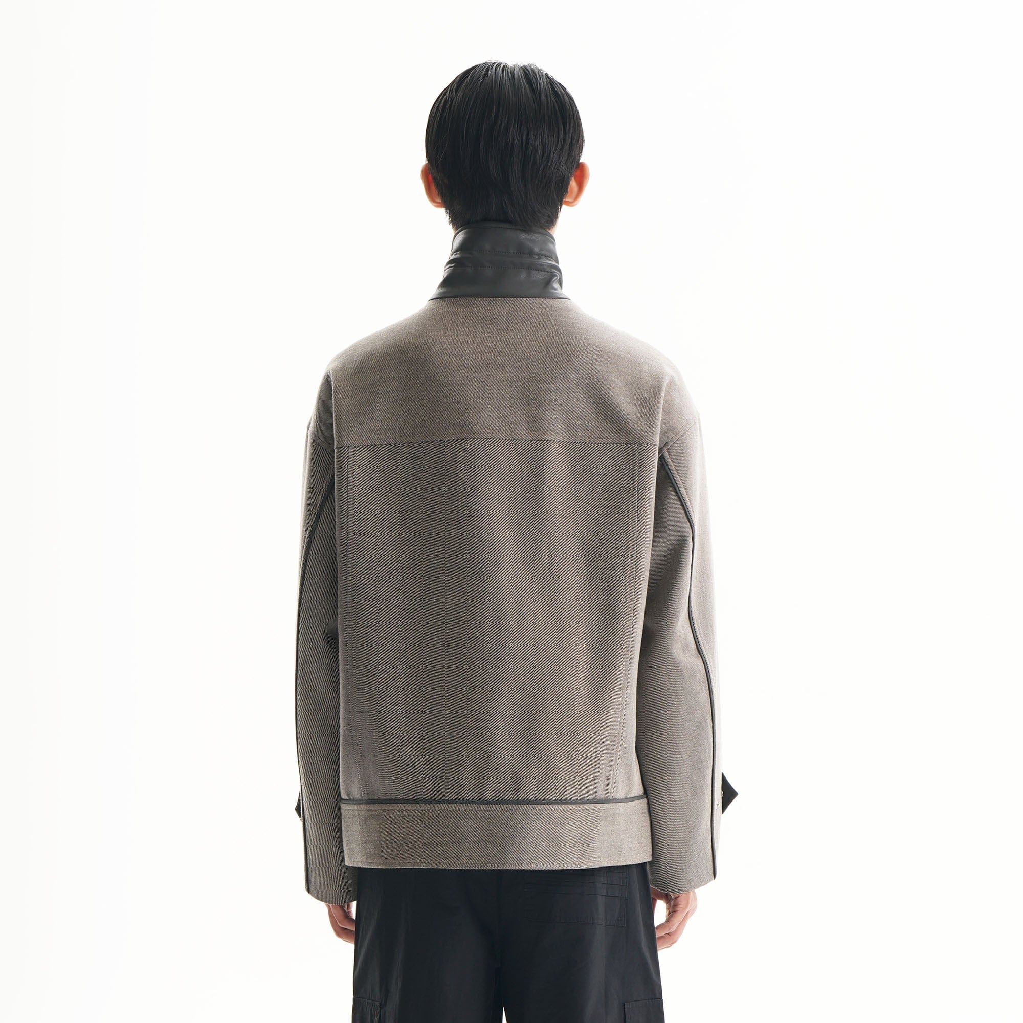 ORAL UTOPIA Multi-Pocket Drawstring Barn Jacket