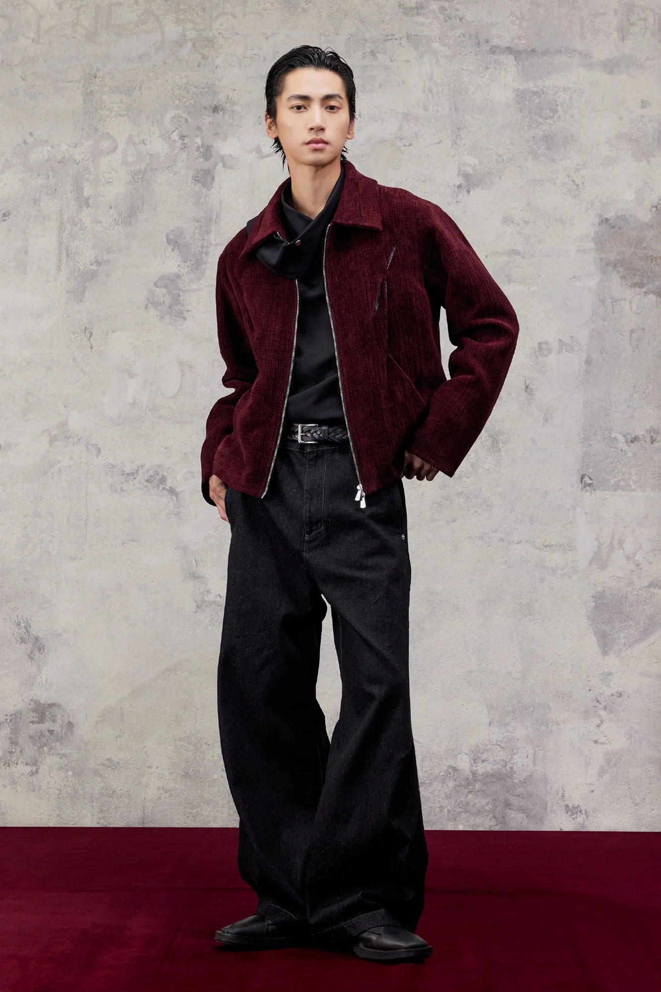 ALVNG AR ANTS Chenille Dual Zip Jacket