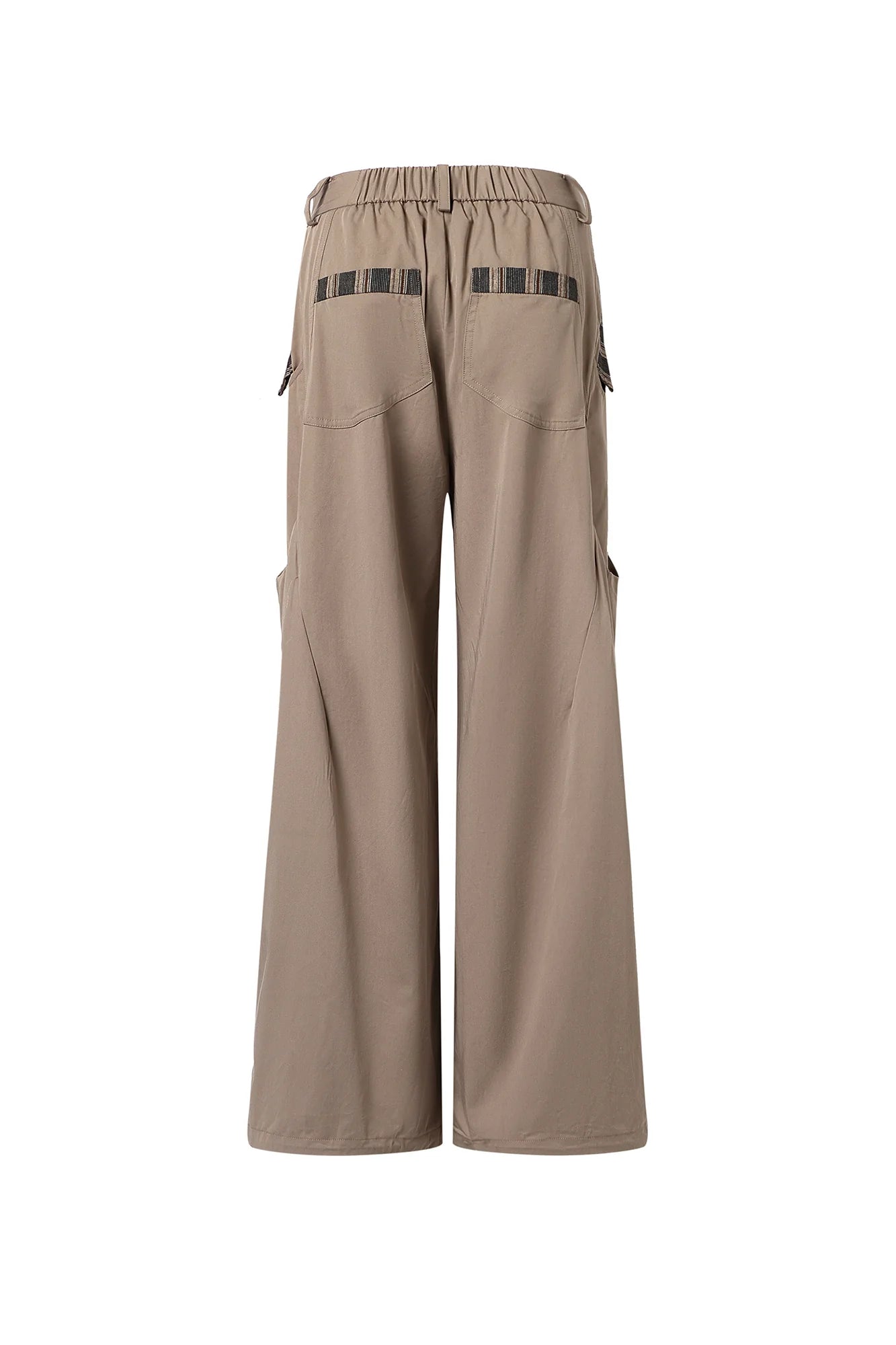 MOITIEDEPETALE Pleated Panel Oversized Cargo Pants