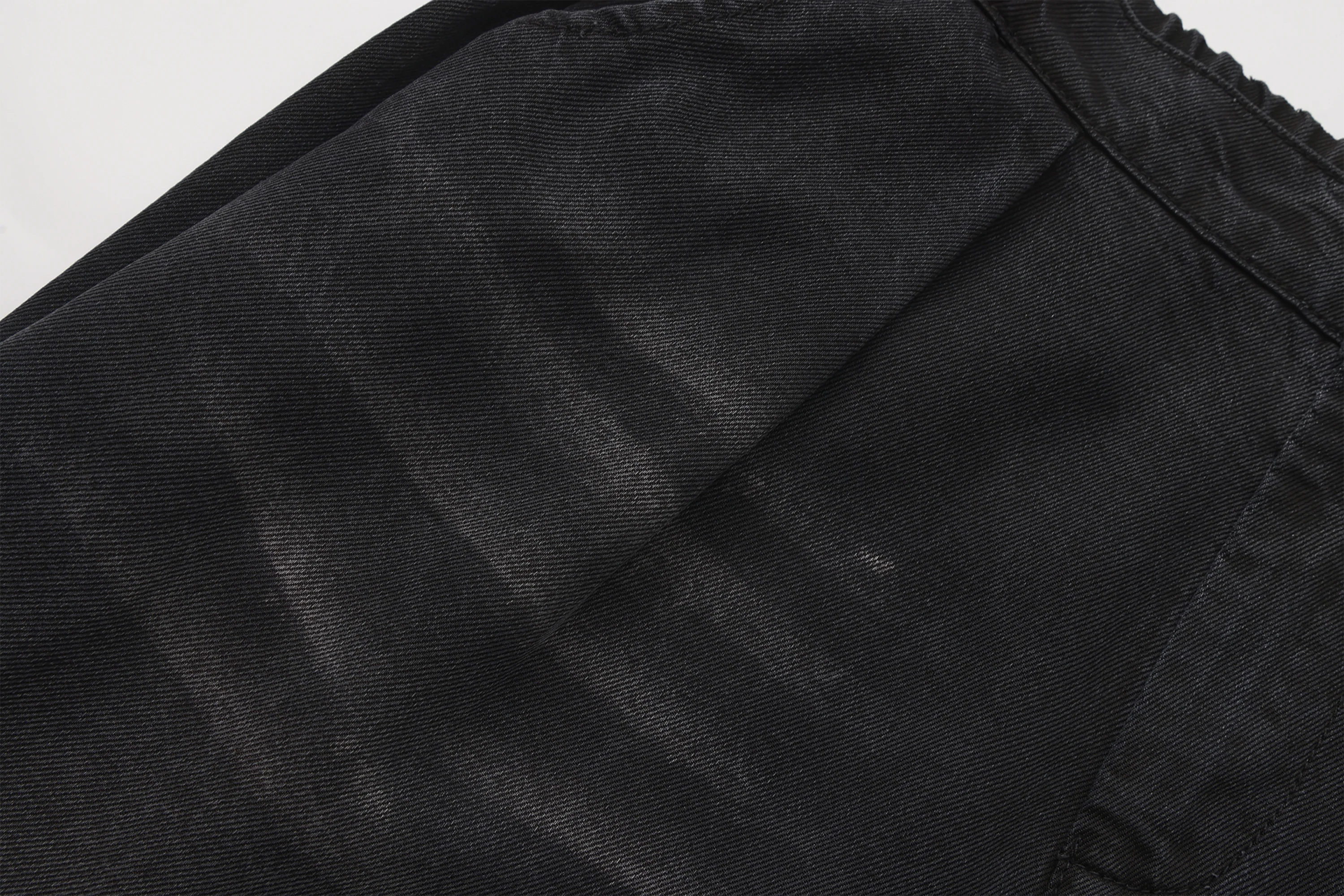 VANN VALRENCE Washed Rivet Tencel Straight-Leg Jeans