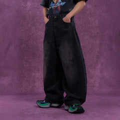 CLP Washed Balloon-Leg Jeans