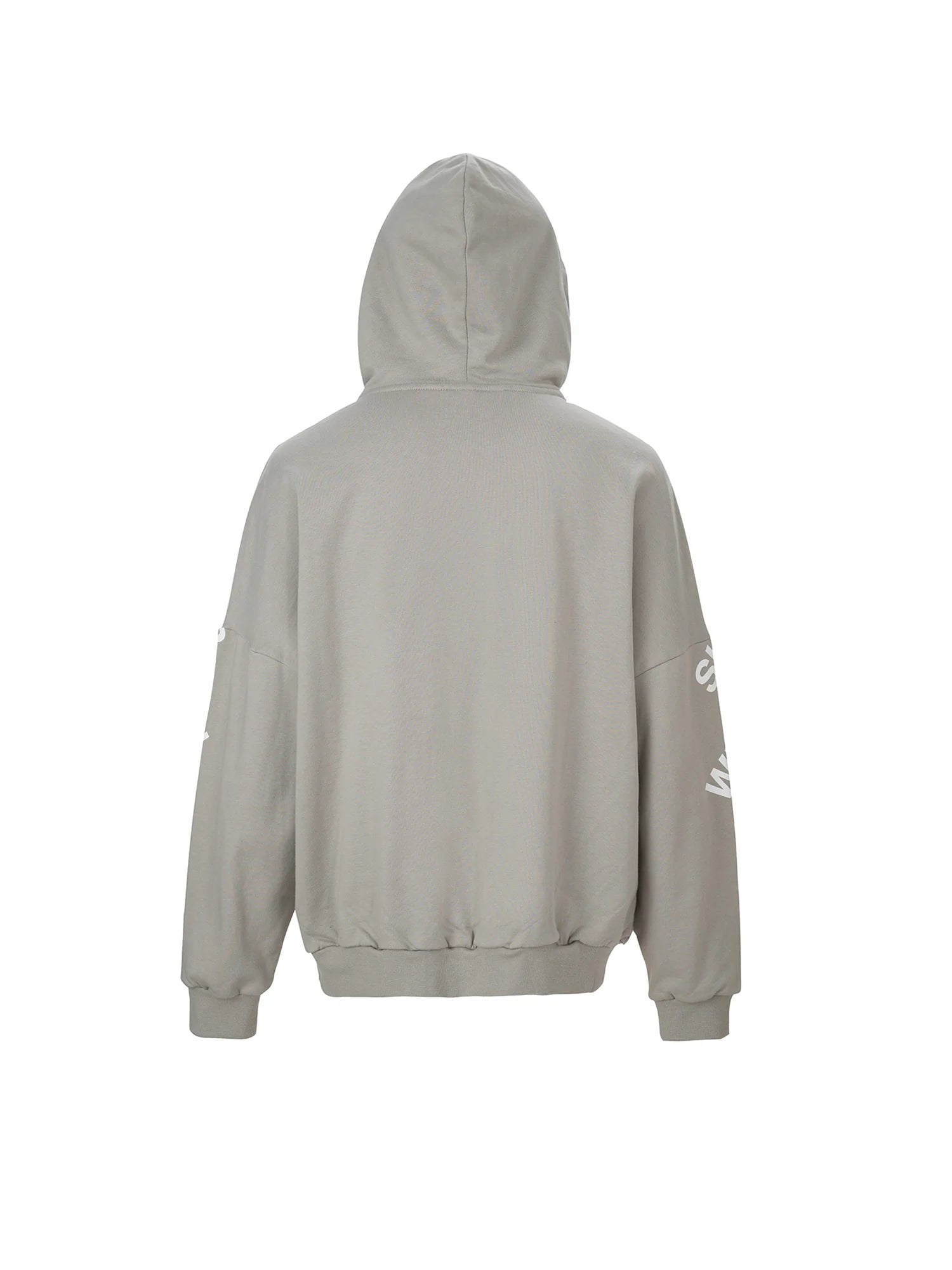 F2CE Embroidery Slogan Graphic Zip-Up Hoodie