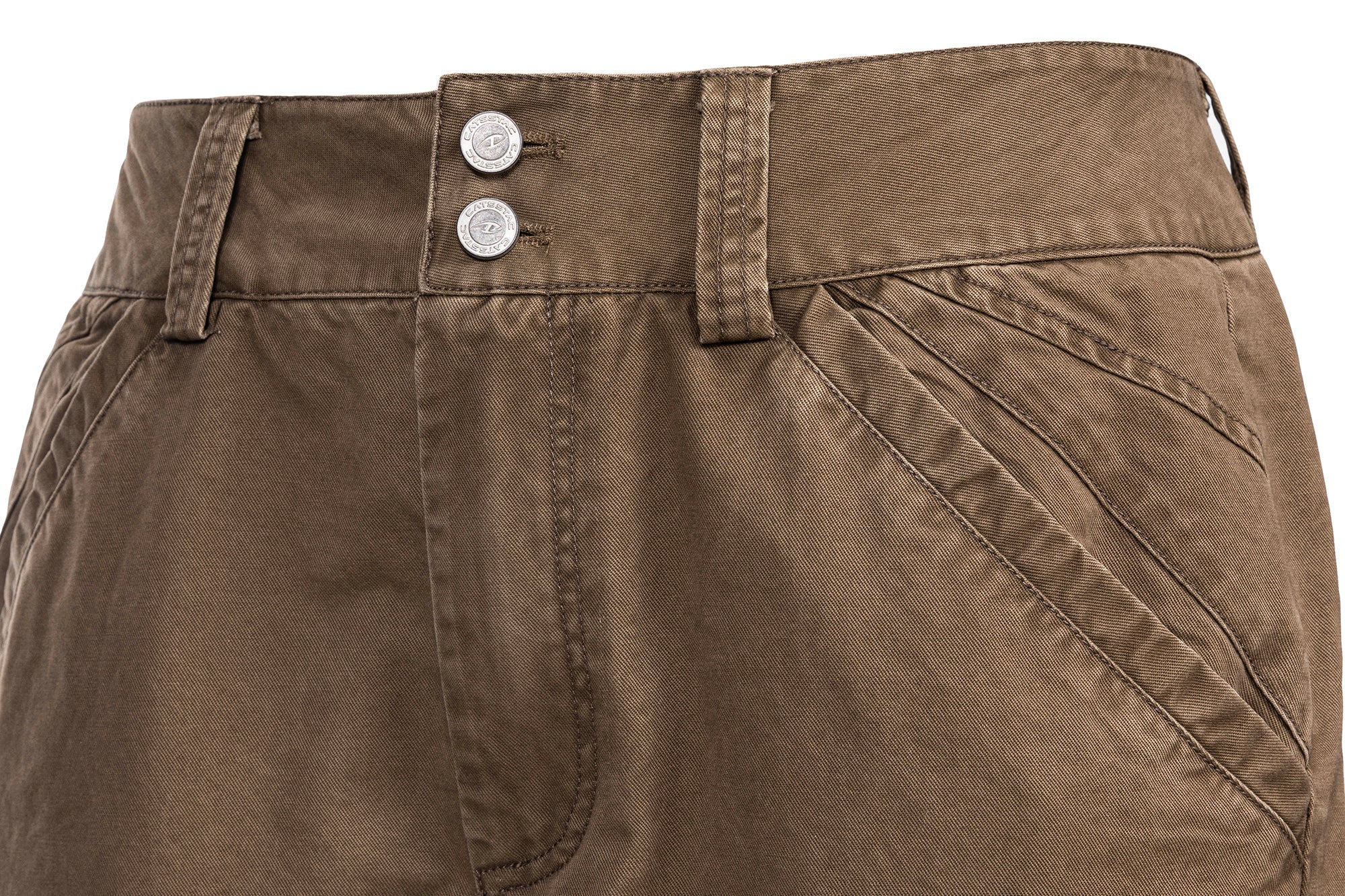 CATSSTAC Multi-Pocket Paneled Strap Cargo Pants