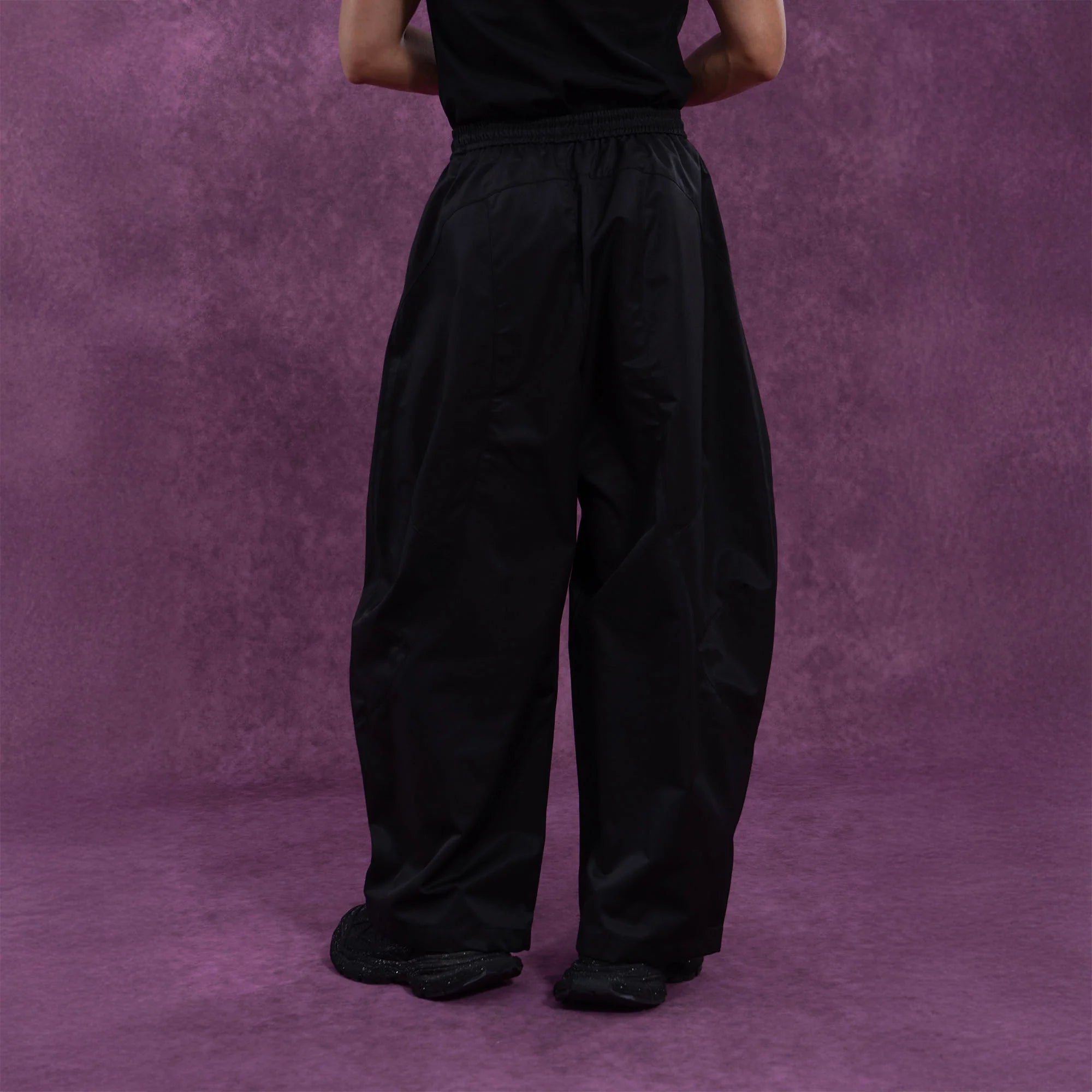 CLP Curved Panel Oversized Parachute Pants