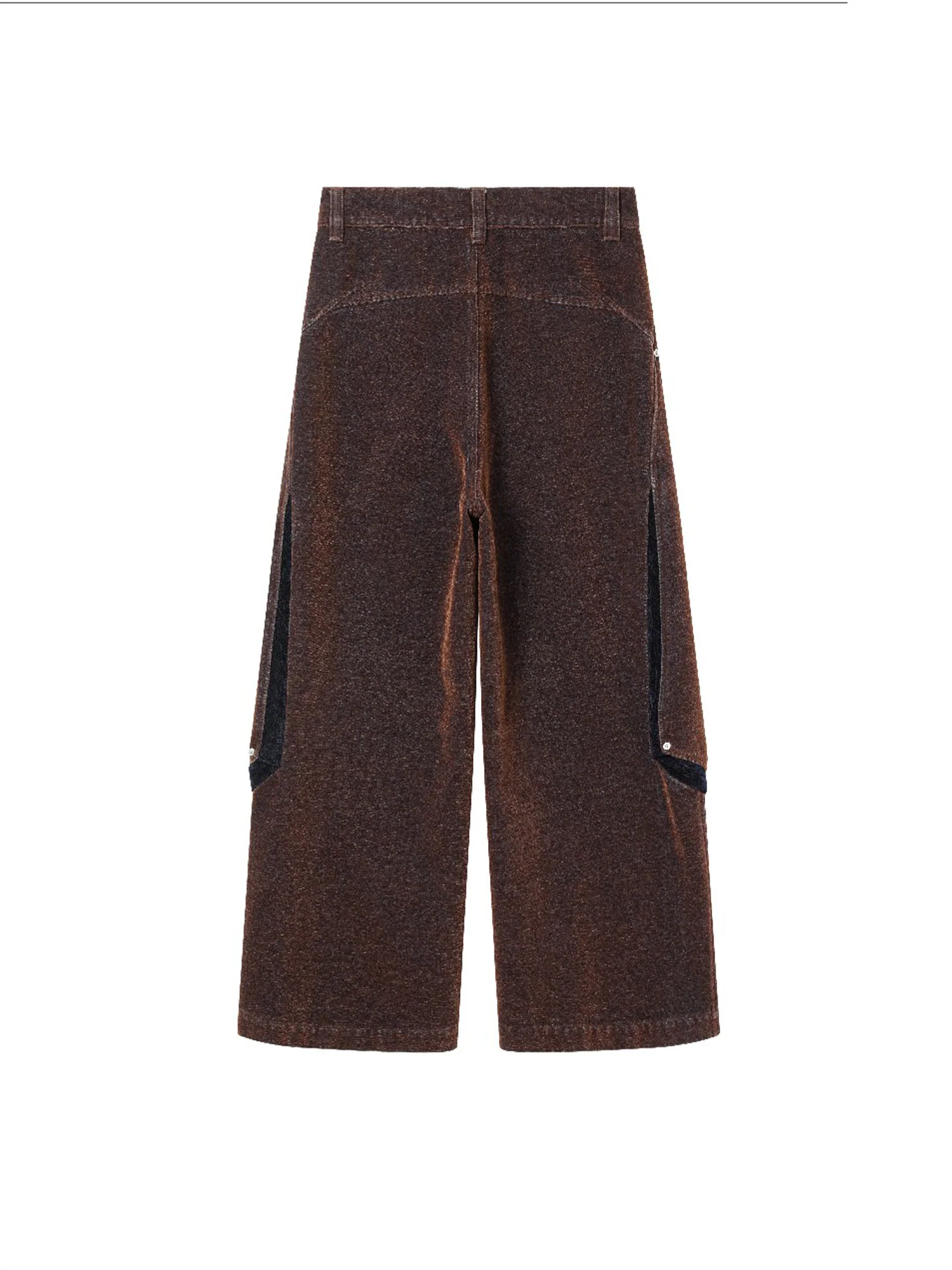 ALVNG AR ANTS Flocked Double-Knee Denim Pants